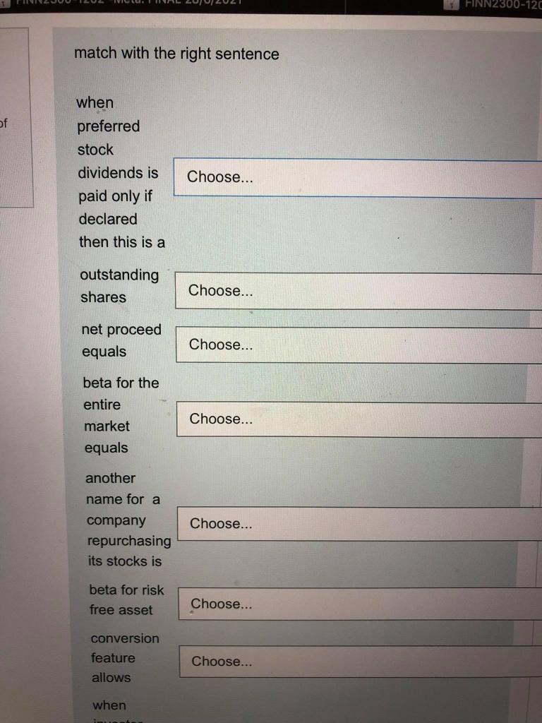 investor chooses investment with higher risk regardless to return he is-- Choose...