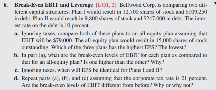 taxes in Problem 6, what is the price per share of equity