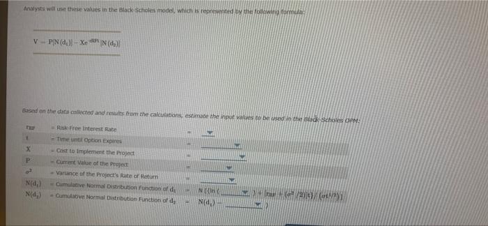 in models applied in eption analysis. RTE Com Inc. is considering a