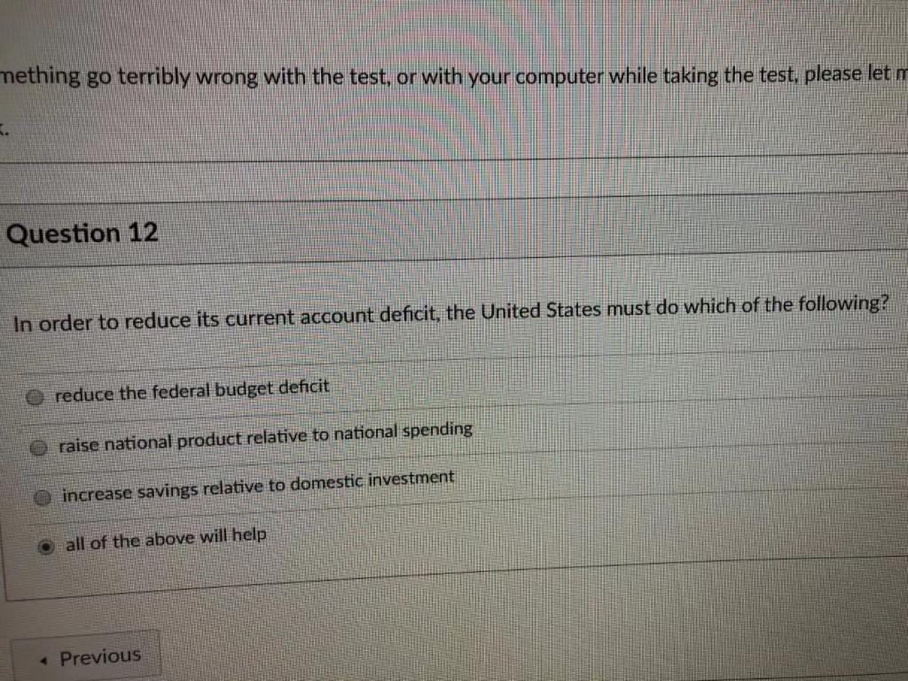  mething go terribly wrong with the test, or with your computer