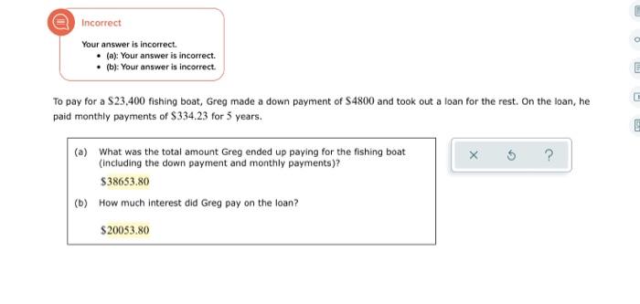 what am i doing wrong: SD Incorrect Your answer is incorrect. (a):