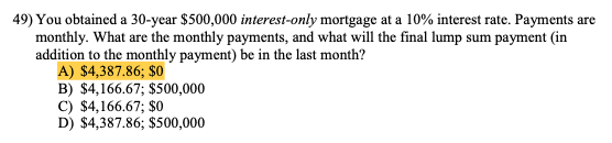 loan alternatives. The first loan is a 90% LTV loan at 10.5%