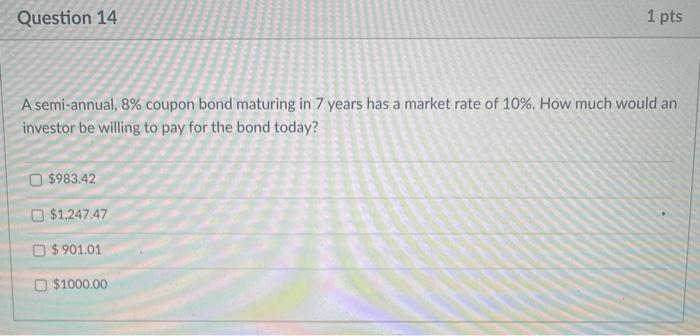 State of New York bond will pay $1,000 ten years from now.