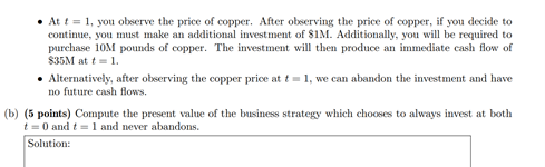 in 1 year trade at $3.60/pound. The risk-free rate is 0%. Next