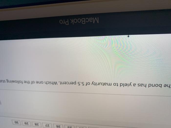 2.36 percent. O The bond price will decrease by 1.92 percent. A