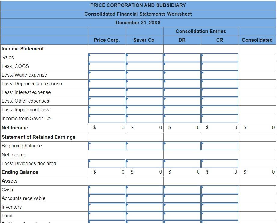 reclassification entry. Record the excess value (differential) reclassification entry. & Record the