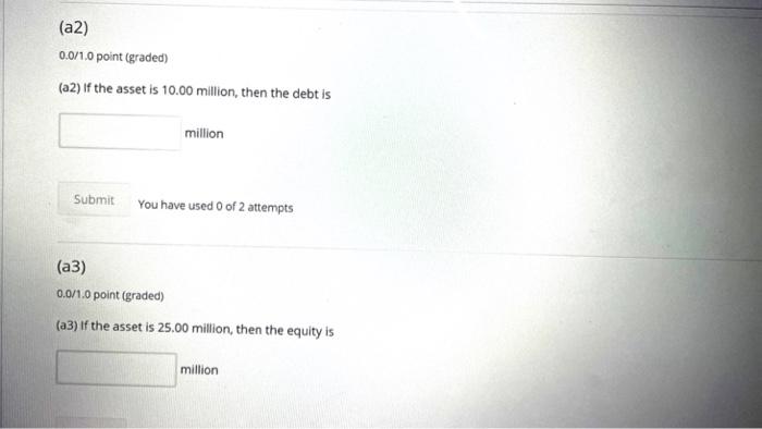 structure of XYZ has two elements: debt with face value $18.00 million,