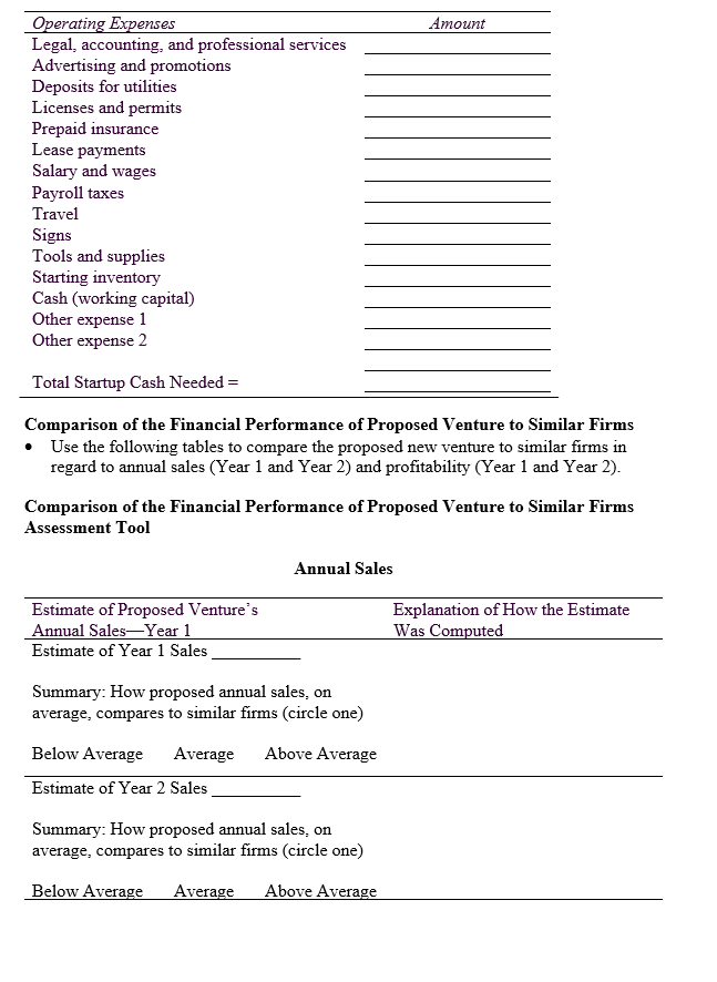 a concept statement for your product/service idea. Show the concept statement to