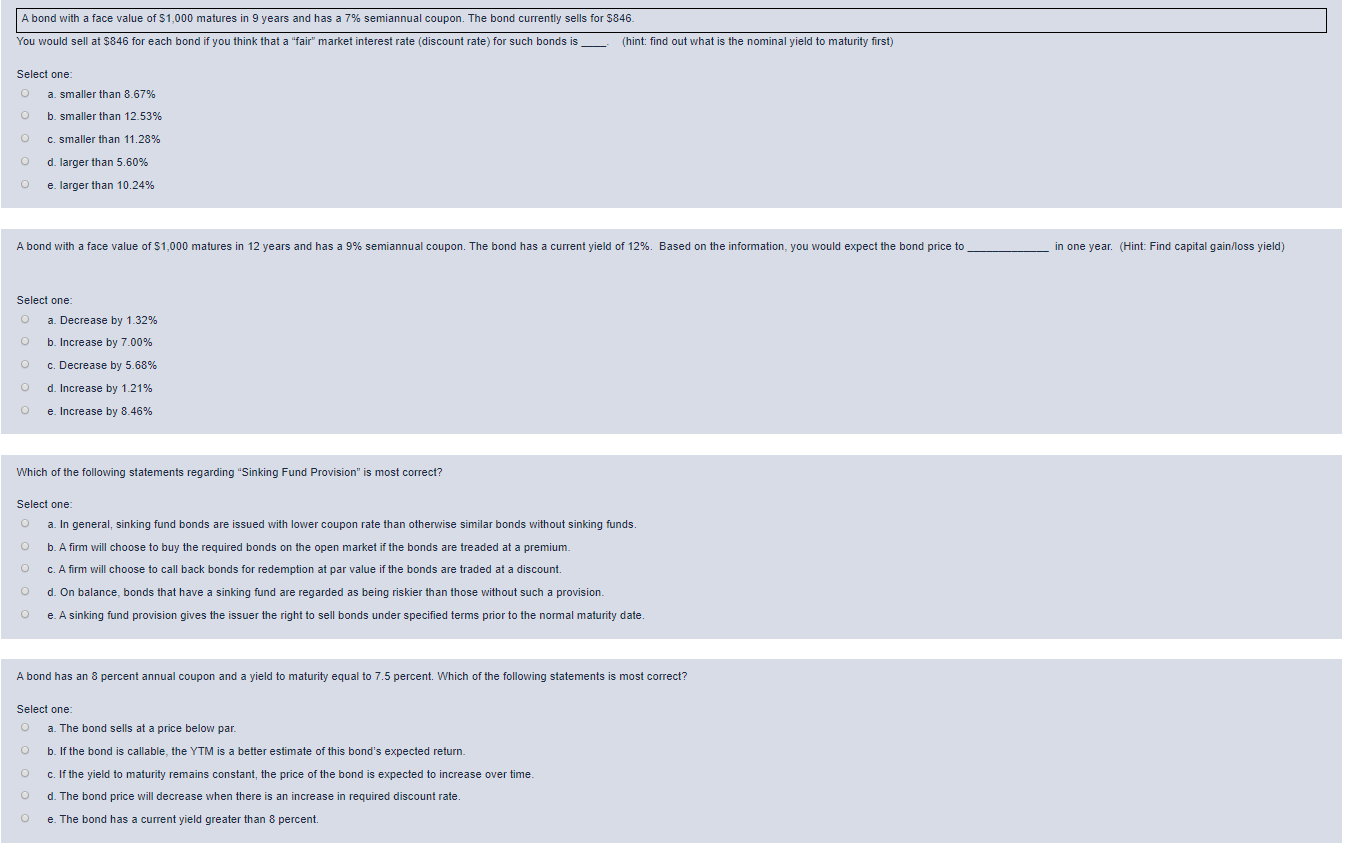 I need help on these questions, please show the work as well