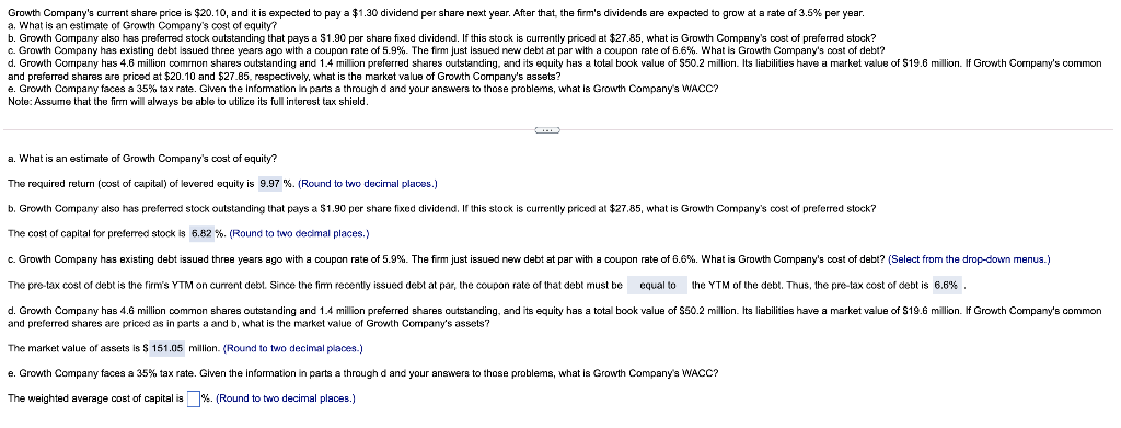 you could help with just e on the second question it would