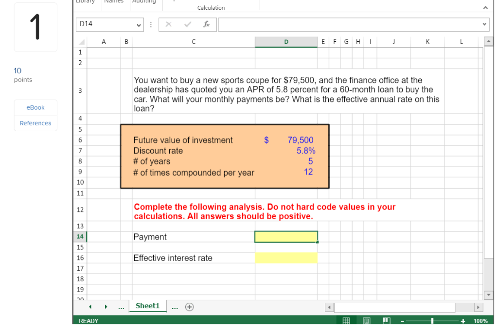  Please provide the way to input the formula into excel to