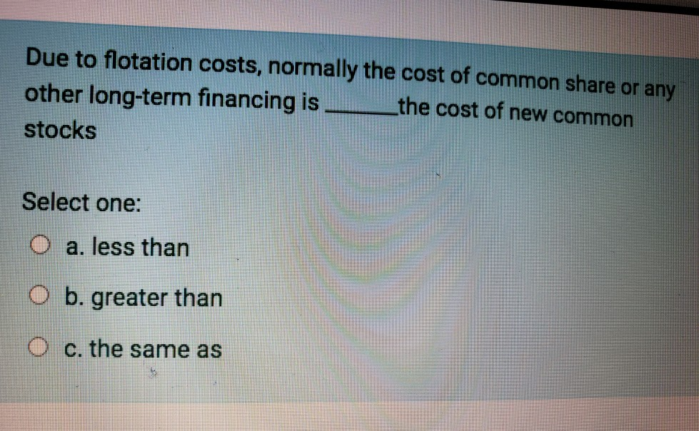 calculations should be based on the after as costs of all the
