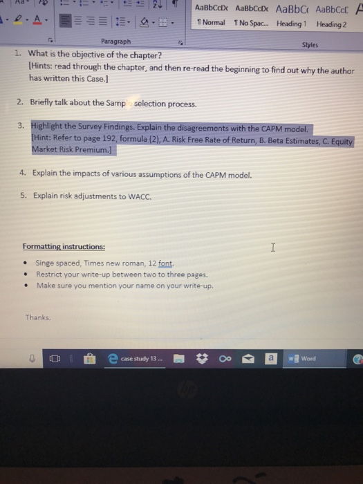  !t-...a ITNormal TNoSpoc.. Heading 1 Heading 2 Paragraph Styles 1. What