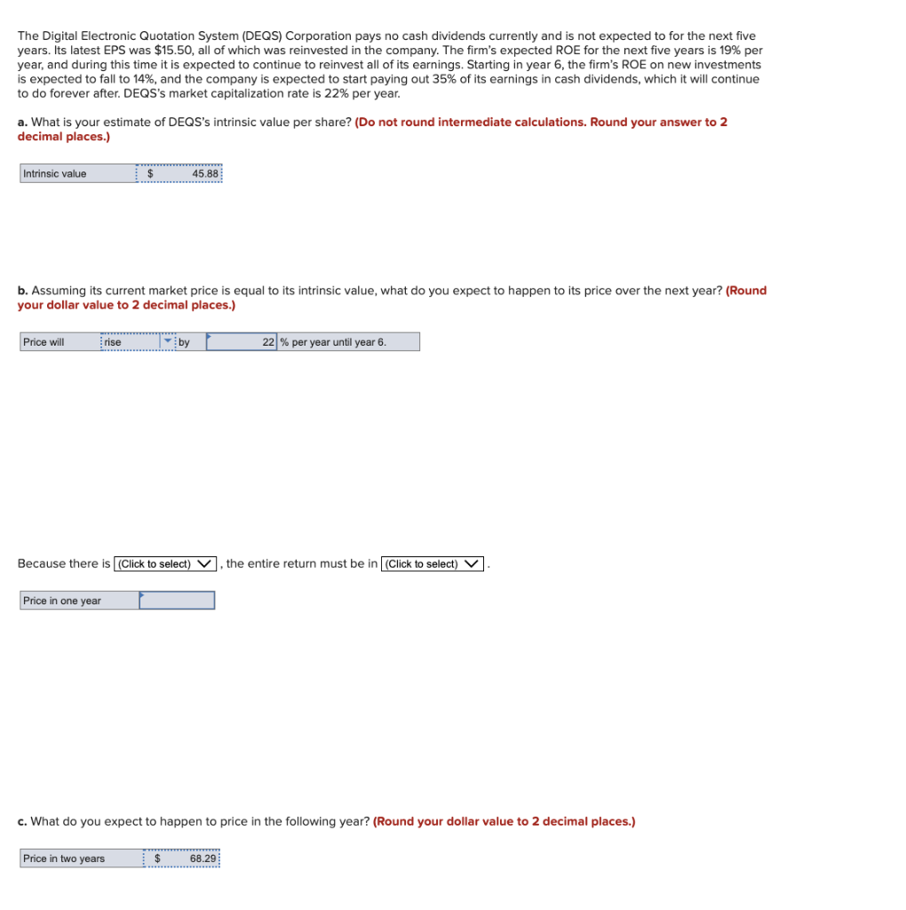 Please check my work and for part 2 b please explain. Fill