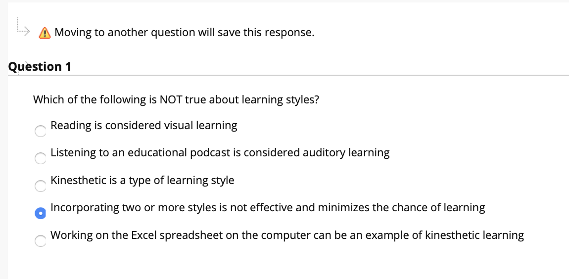  A Moving to another question will save this response. Question 1