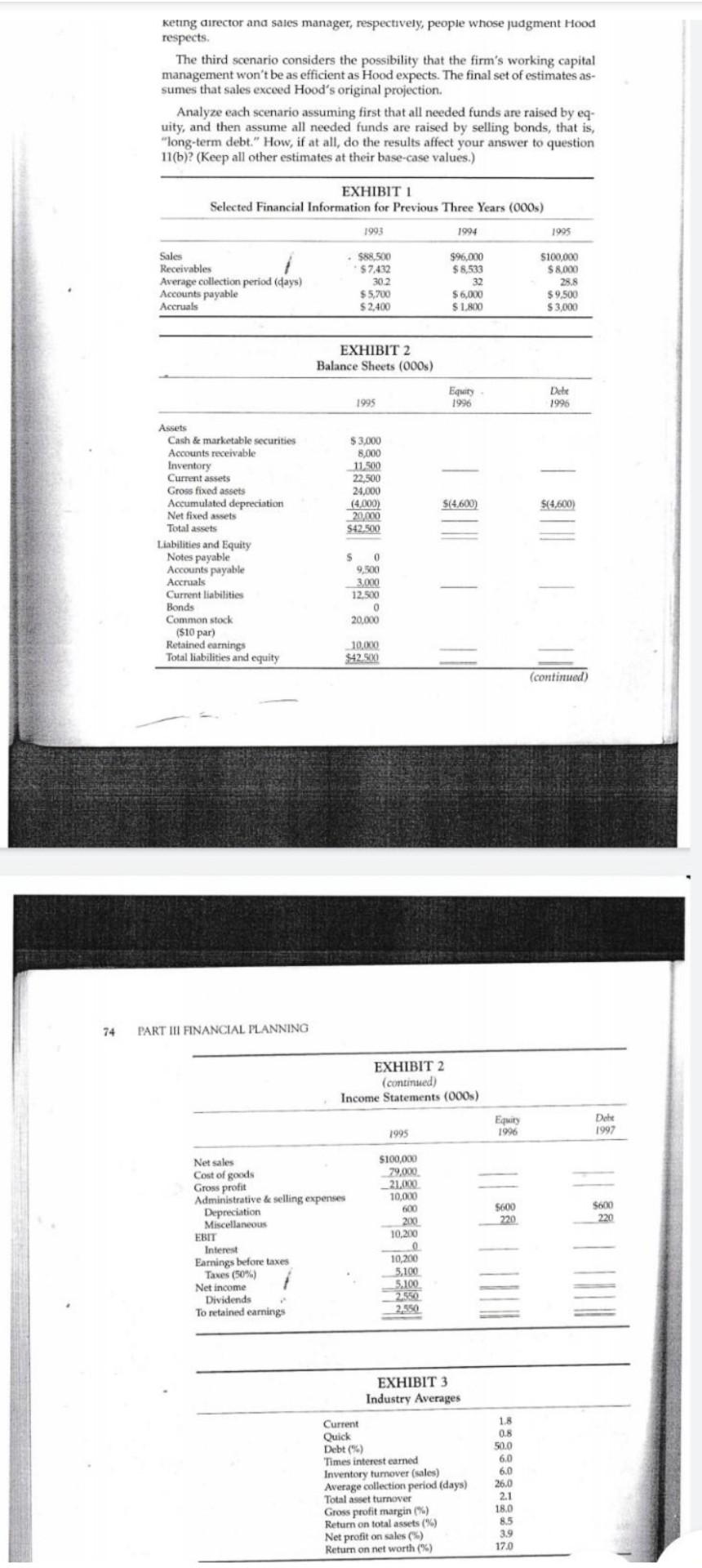 in the estimates Hood enlists Frank Davis, a recent MBA. Davis reminds