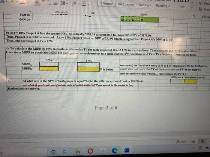 K, whose costs and d NPV flows are shown below: Year K