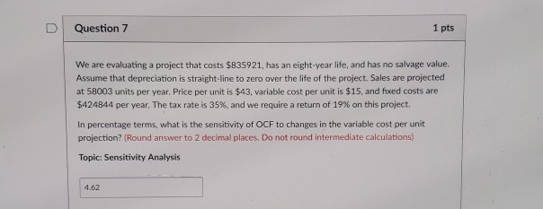 Please double check my answer and show your work. Please adhere to