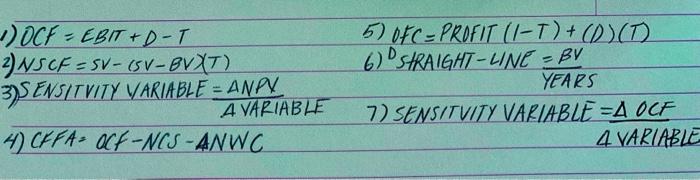 investment = $685,000. Straight-line depreciation to zero over the 4-year life; zero