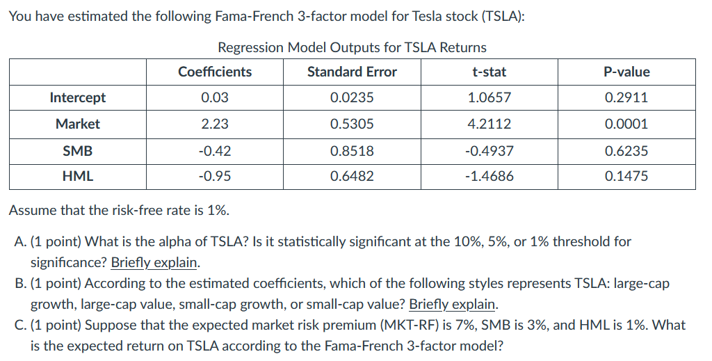 Please Show work and steps using Excel You have estimated the