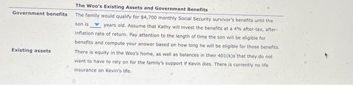 (such as funeral costs and estate taxes) would be $12,000 Income replacement