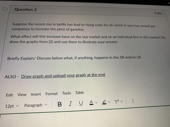 have identical cost structures, giving rise to the usual shaped marginal and