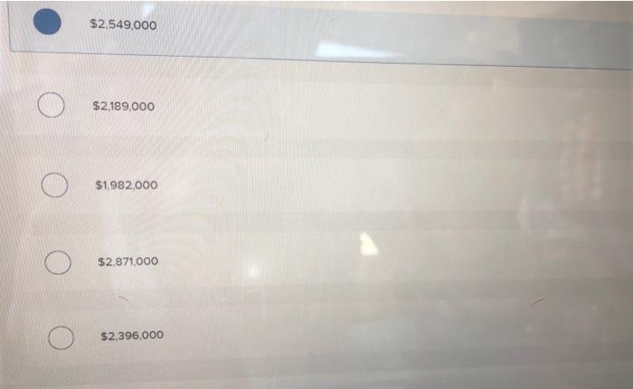 following information: Cash = $310,000; Patents and copyrights = $730,000; Accounts payable