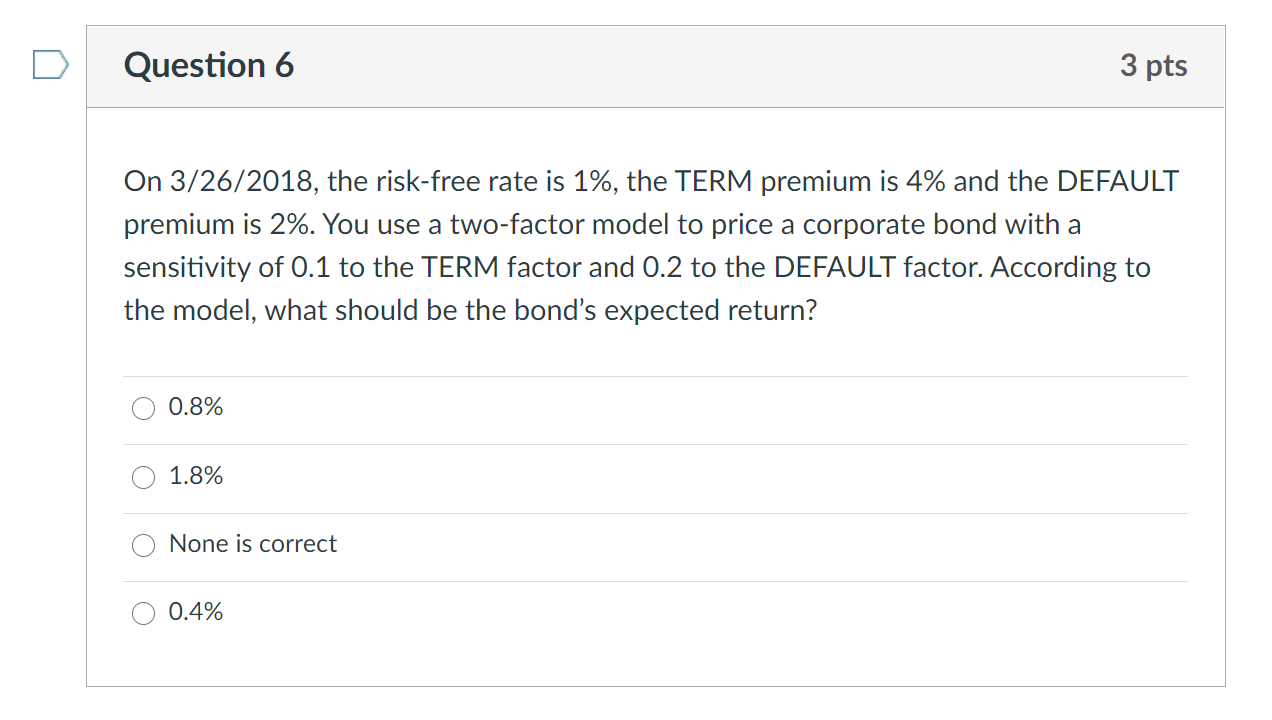 firm's Z-score is 0.3. This indicates that: The firm has a high
