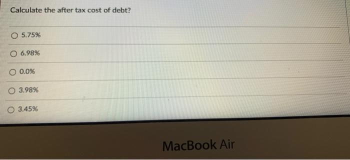 has the following liabilities and equity Liabilities and Stockholder's Equity Accounts payable