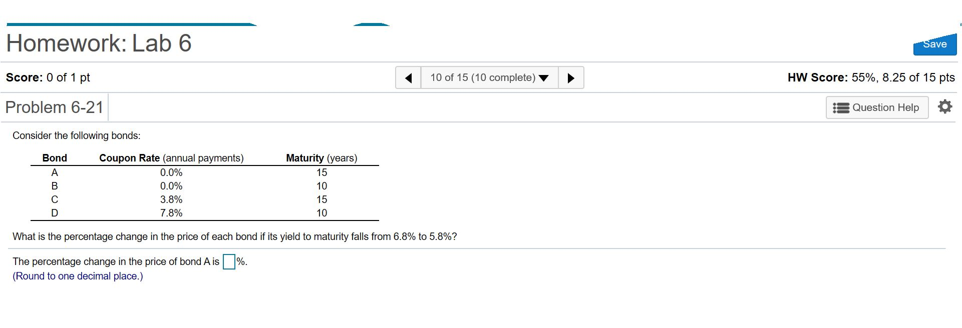 Please answer this question typed not handwritten. Homework: Lab 6 Save Score: