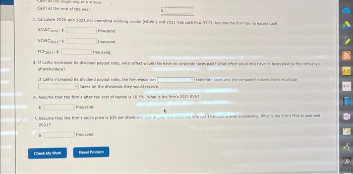 as of December 31 (thousands of dellers) The dato has been collected