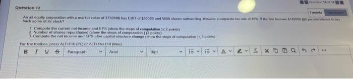  Question 12 , I need answer fast less than 20 minutes,