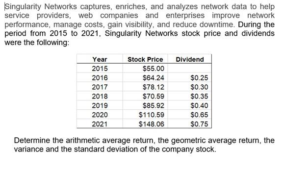  Singularity Networks captures, enriches, and analyzes network data to help service