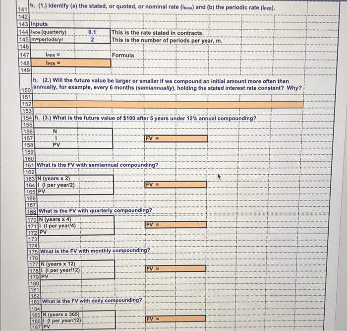 really need help on this one. its only one question, H, just