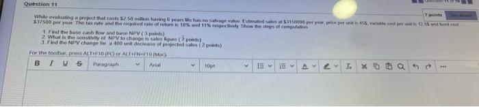  Question 11 , I need answer fast less than 20 minutes,