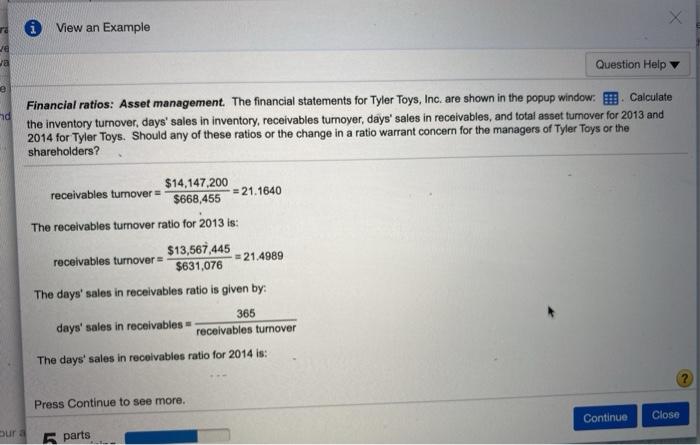 total asset turnover for 2013 and 2014 for Tyler Toys. Should any