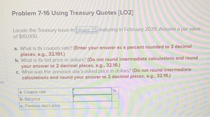 Prices Treasury Notes and Bonds Asked Yield Maturity S/15/2020 Coupon 8.75 25