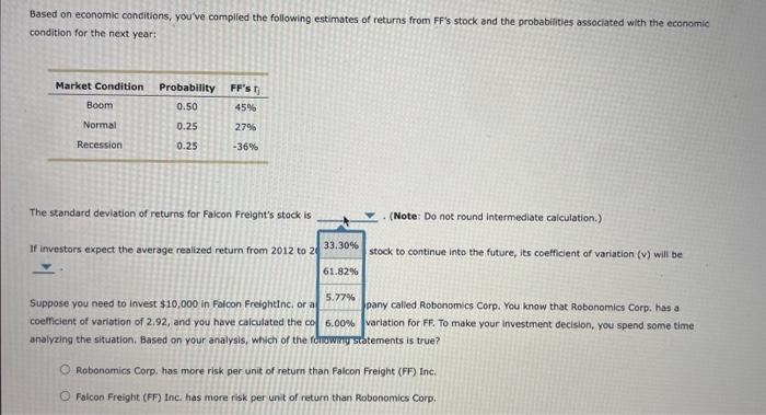 a given time period are called realized rotums. Historical data on realized
