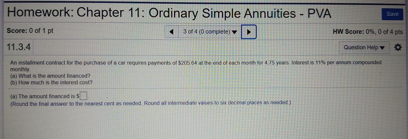 4 (0 complete) v HW Score: 0%, 0 of 4 pts 11.3.1