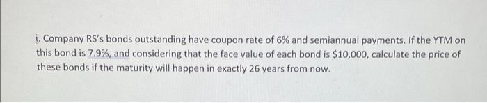  Topic: BOND AND STOCK VALUATION solve by hand, using a financial
