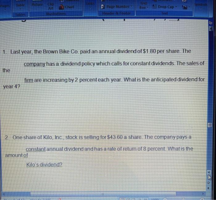  Table Pidate Chip Chant TEXT Box Mb Page Number AS Drop