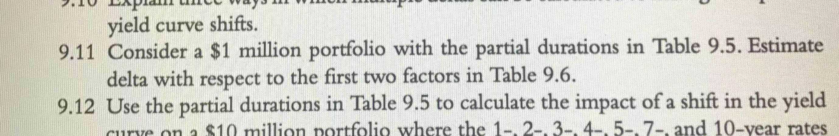 for a Portfolio Maturity (years) Duration 10 1 2 3 0.2 0.6