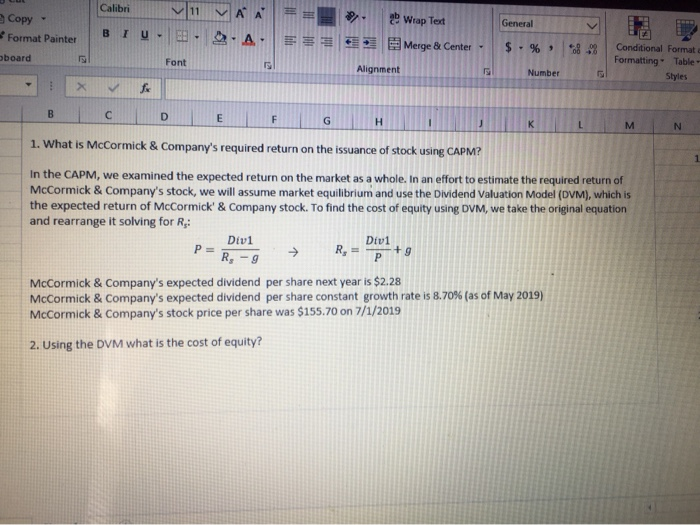 Font Alignment Conditional Formats Formatting Table Styles Number A B D F