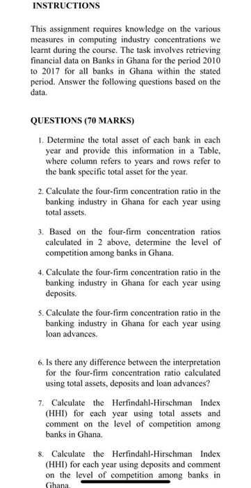  INSTRUCTIONS This assignment requires knowledge on the various measures in computing