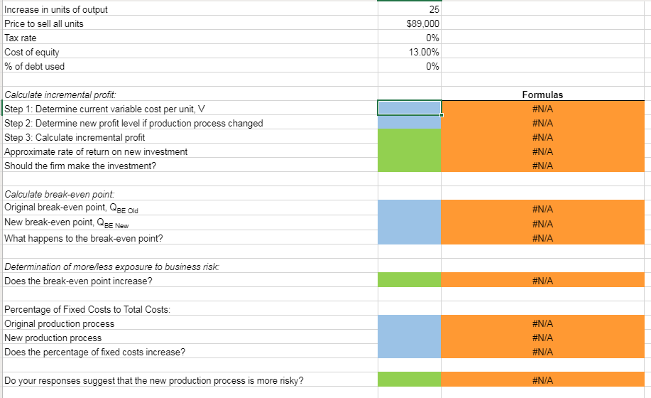 Excel Online Structured Activity: Break-even Point Excel Online Structured Activity: Break-even Point