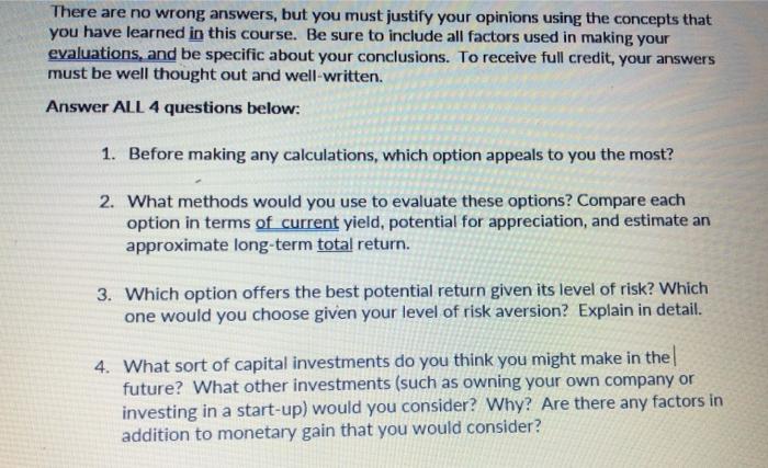 you make decisions that are expected to generate income? At different stages