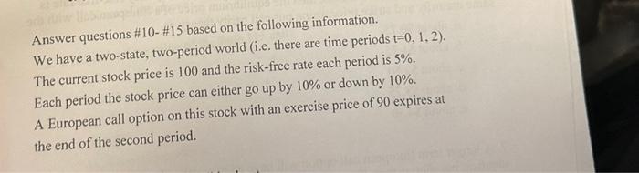  question 13 is based on the information above! please show work.