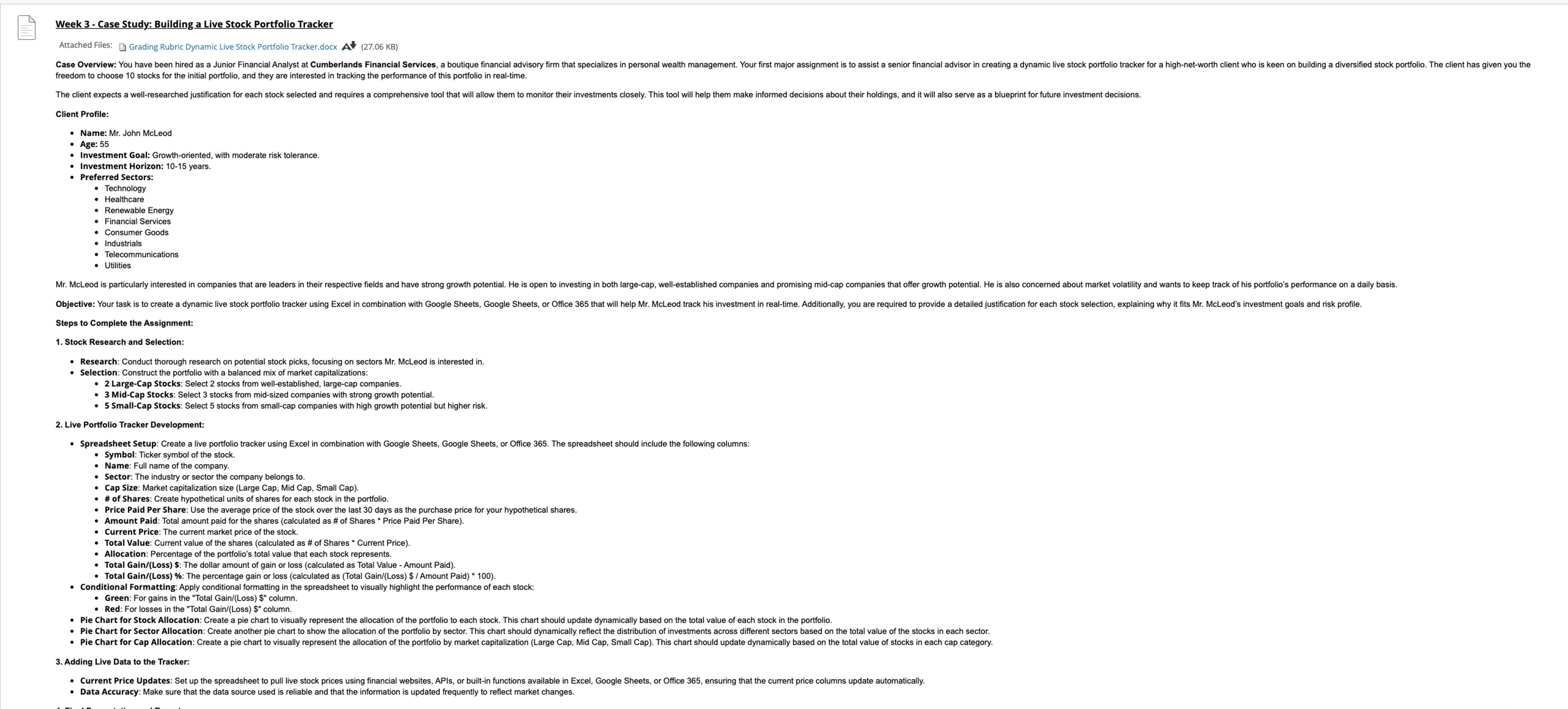  Week 3- Case Study: Building a Live Stock Portfolio Tracker Attached