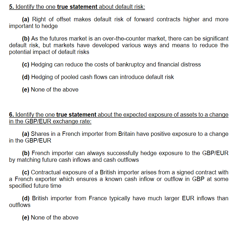 one true statement about political risk: (a) Political risk is defined as