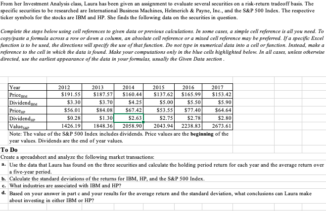 Please help with parts A - D, show formula too if possible
